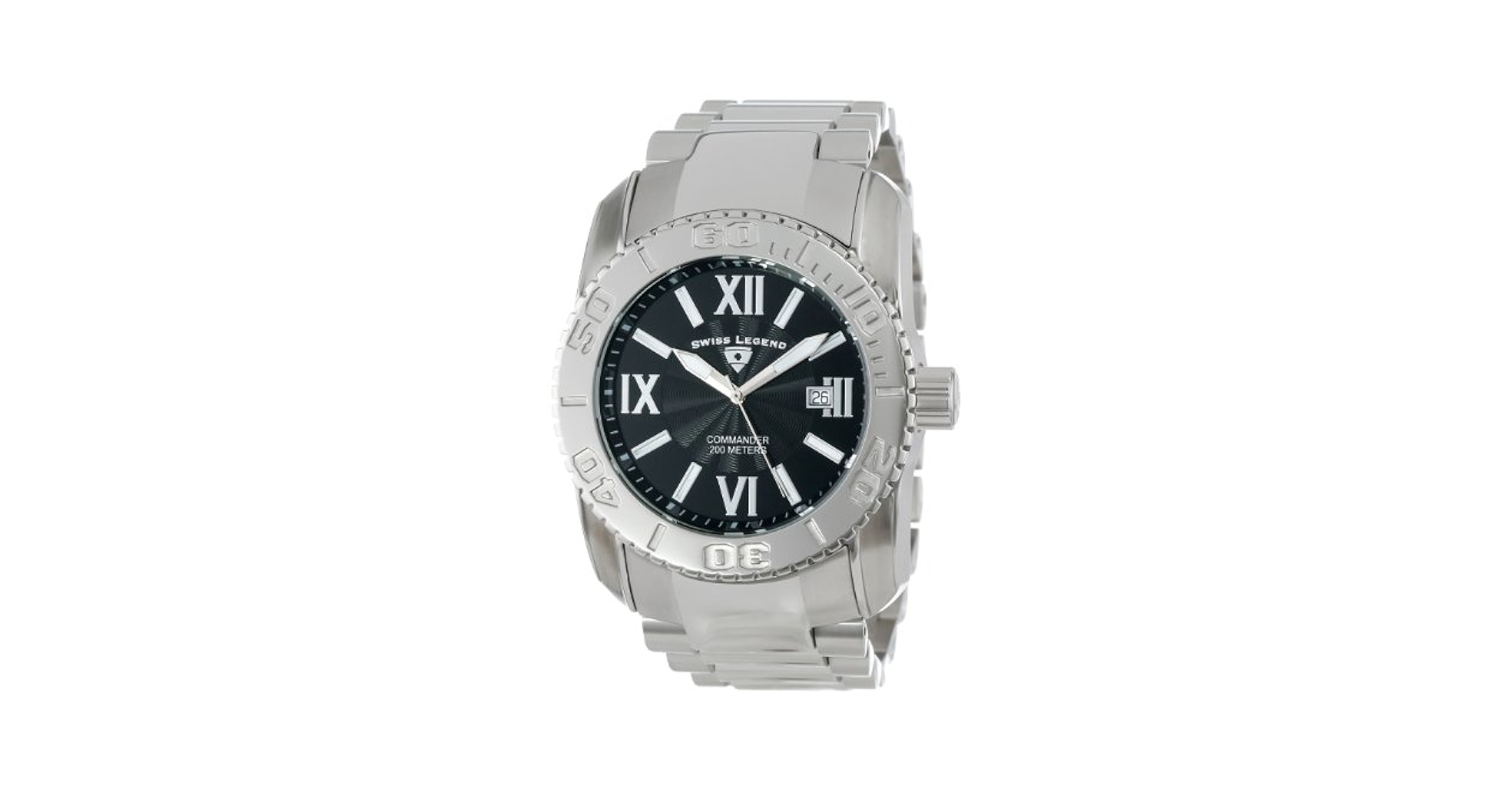 Swiss Legend Men's 10059-11 Commander Collection Stainless